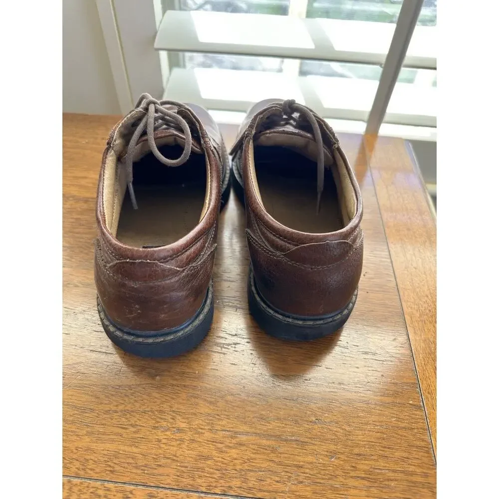 Docker’s Men’s Brown Leather Stain Defender Casual Oxford Size 10 Lace Up